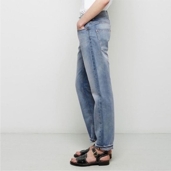 ACNE Studios Boyfriend Fit High Waisted Light Wash Boy Water Jeans - Picture 3 of 11